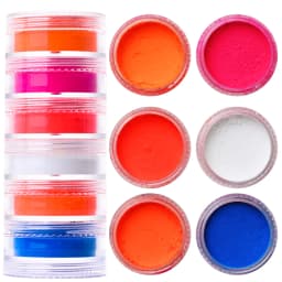 24 Boxes 3D Flocking Velvet Powder Villus Powder for Nail Art Decoration Nail Art Glitter Velvet Flocking Powder 2.5ml/Box BPB11