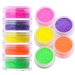 24 Boxes 3D Flocking Velvet Powder Villus Powder for Nail Art Decoration Nail Art Glitter Velvet Flocking Powder 2.5ml/Box BPB11
