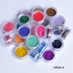 24 Boxes 3D Flocking Velvet Powder Villus Powder for Nail Art Decoration Nail Art Glitter Velvet Flocking Powder 2.5ml/Box BPB11