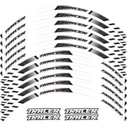 12 Pcs Motorcycle Reflective tire decals Wheels Moto Stickers decoration protection rim sticker For YAMAH TRACER