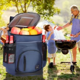 DENUONISS 33L Thermal Cooler Backpack For Drinks Beach Carnival Insulated Backpack Bag Waterproof Outdoor Cooler Bag Customized