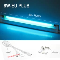 T5 UV Sterilizer Light Ultraviolet Lamps AC 220V Light Tube Sanitizer Disinfection T5 UVC Lamp Mite Removal For Home Bedrooms