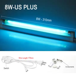 T5 UV Sterilizer Light Ultraviolet Lamps AC 220V Light Tube Sanitizer Disinfection T5 UVC Lamp Mite Removal For Home Bedrooms