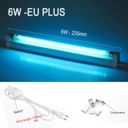 T5 UV Sterilizer Light Ultraviolet Lamps AC 220V Light Tube Sanitizer Disinfection T5 UVC Lamp Mite Removal For Home Bedrooms