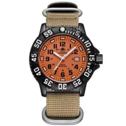Addies Men Military Watches Leisure Outdoor Sports Luminous Watch Multi-functional Nylon Steel Strap Waterproof Men's Quartz Wat