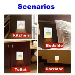 PIR Motion Detector Sensor Led Stair Light Infrared Human Induction Lamp Recessed Steps Ladder Staircase Bedroom Night Light