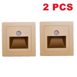 PIR Motion Detector Sensor Led Stair Light Infrared Human Induction Lamp Recessed Steps Ladder Staircase Bedroom Night Light