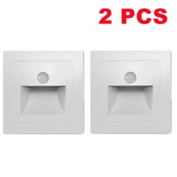 PIR Motion Detector Sensor Led Stair Light Infrared Human Induction Lamp Recessed Steps Ladder Staircase Bedroom Night Light