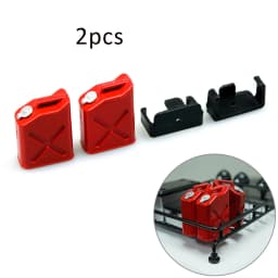 1:10 Scale Accessories Simulated Decoration Tools Shovel Fire-Extinguisher Oil Drum for RC Crawler Car TRX4 SCX10 Mini Models