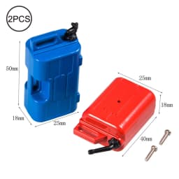 1:10 Scale Accessories Simulated Decoration Tools Shovel Fire-Extinguisher Oil Drum for RC Crawler Car TRX4 SCX10 Mini Models