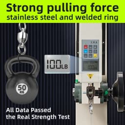 9KM 10~100pack Ball Bearing Swivel Fishing Swivel Solid Welding Rings Stainless Steel Heavy Duty Connector Freshwater Saltwater