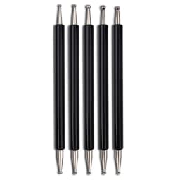 5Pcs Dual-Ended Nail Art Dotting Tools, with 10 Different Sizes for Dotting, Marbleizing & Painting Manicure Kit