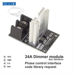 Dimmer AC module for 16A/24A/8A 400-600V High Load, 1 Channel, 3.3V/5V logic
