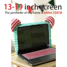 Cute Dust-proof Computer Surrounding Notebook Monitor Decorative Cover Protective Cover
