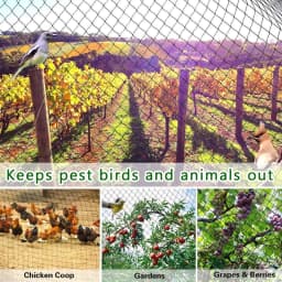 Heavy Anti Bird Netting Net Garden Fence and Crops Protective Fencing Mesh Anti Bird Deer Cat Dog Chicken Net Fishing Net