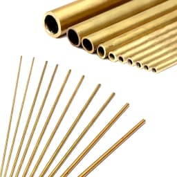 Brass Tubes Diameter 2/3/4/5/6/7/8/9/10/11/12/13/14/15mm Length 300mm 0.5mm Brass Rod Pipe Brass Tube Modelmaking Cutting Tool