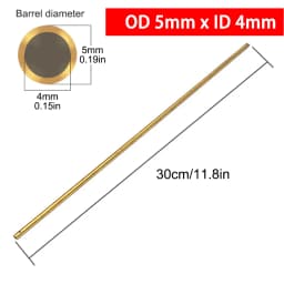 Brass Tubes Diameter 2/3/4/5/6/7/8/9/10/11/12/13/14/15mm Length 300mm 0.5mm Brass Rod Pipe Brass Tube Modelmaking Cutting Tool
