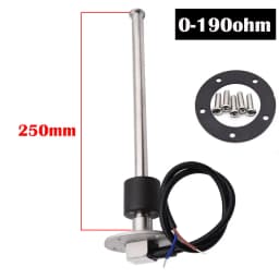 Car Boat Fuel/Water Level Sensor For 0-190ohm/240-33ohm Fuel Level Meters Marine Water Level Gauge Sensor Sender Unit For 9-32V