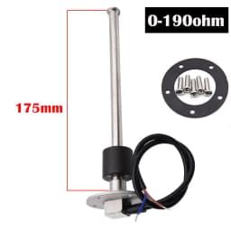 Car Boat Fuel/Water Level Sensor For 0-190ohm/240-33ohm Fuel Level Meters Marine Water Level Gauge Sensor Sender Unit For 9-32V
