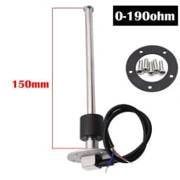 Car Boat Fuel/Water Level Sensor For 0-190ohm/240-33ohm Fuel Level Meters Marine Water Level Gauge Sensor Sender Unit For 9-32V