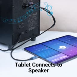 Vention USB C to RCA Audio Cable Type C to 2 RCA Cable for Speaker Amplifier Huawei Xiaomi Laptop 1m 2m 3m USB C Splitter RCA Y