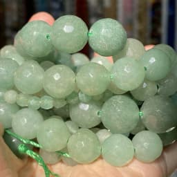 Natural Rubys Chalcedony Jades Stone Beads Faceted Round Loose Spacer For Jewelry Making DIY Bracelet Handmade 4/6/8/10/12mm