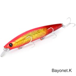 TSURINOYA 135mm 26.4g Ultra Long Casting 135S Saltwater Sinking Minnow BAYONET Tungaten Weight Fishing Lure Seabass Hard Bait