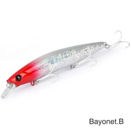 TSURINOYA 135mm 26.4g Ultra Long Casting 135S Saltwater Sinking Minnow BAYONET Tungaten Weight Fishing Lure Seabass Hard Bait
