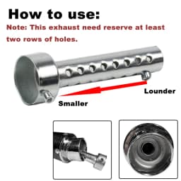 35mm 42mm 45mm 48mm 60mm Exhaust Muffler Adjustable DB Killer Silencer Reduce Noise Sound Eliminator for Akrapovic for SC for AR