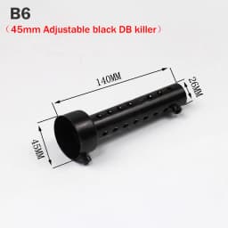35mm 42mm 45mm 48mm 60mm Exhaust Muffler Adjustable DB Killer Silencer Reduce Noise Sound Eliminator for Akrapovic for SC for AR