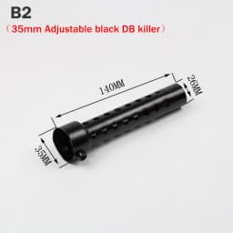 35mm 42mm 45mm 48mm 60mm Exhaust Muffler Adjustable DB Killer Silencer Reduce Noise Sound Eliminator for Akrapovic for SC for AR