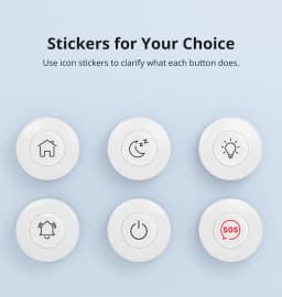 SONOFF SNZB-01P Wireless Smart Zigbee Switch Custom Button Action Zigbee 3.0 Smart Switch Work with Zigbee Hub Alexa Google Home