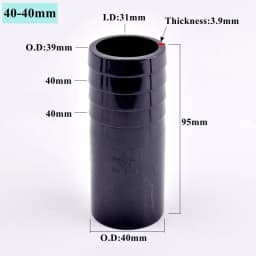 O.D 32/40/50/63-14/20/30/40/50/60mm Big Size UPVC Pagoda Connector Garden Irrigation Pipe Soft Hose Adapter Joint Accessories