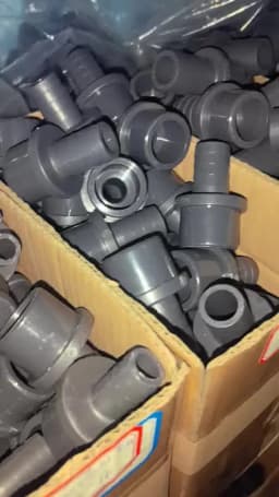 O.D 32/40/50/63-14/20/30/40/50/60mm Big Size UPVC Pagoda Connector Garden Irrigation Pipe Soft Hose Adapter Joint Accessories