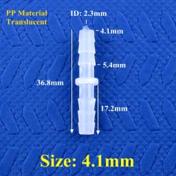 5~200pcs 4~14mm Food Grade Plastic Equal Dia Direct Connectors Aquarium Fish Tank Air Pump Hose Pagoda Joint Water Pipe Fittings