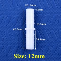 5~200pcs 4~14mm Food Grade Plastic Equal Dia Direct Connectors Aquarium Fish Tank Air Pump Hose Pagoda Joint Water Pipe Fittings