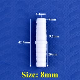 5~200pcs 4~14mm Food Grade Plastic Equal Dia Direct Connectors Aquarium Fish Tank Air Pump Hose Pagoda Joint Water Pipe Fittings