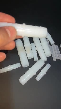 5~200pcs 4~14mm Food Grade Plastic Equal Dia Direct Connectors Aquarium Fish Tank Air Pump Hose Pagoda Joint Water Pipe Fittings