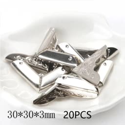 Practical Metal Bronze Book Scrapbooking Album Menu Folder Corner Protectors Corner For Photo Album DIY CP1808