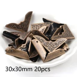 Practical Metal Bronze Book Scrapbooking Album Menu Folder Corner Protectors Corner For Photo Album DIY CP1808