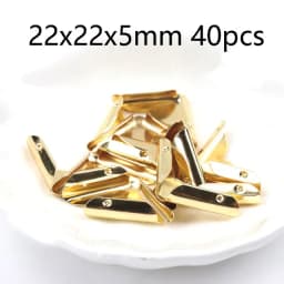 Practical Metal Bronze Book Scrapbooking Album Menu Folder Corner Protectors Corner For Photo Album DIY CP1808