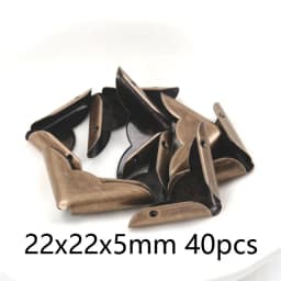 Practical Metal Bronze Book Scrapbooking Album Menu Folder Corner Protectors Corner For Photo Album DIY CP1808
