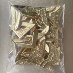 Practical Metal Bronze Book Scrapbooking Album Menu Folder Corner Protectors Corner For Photo Album DIY CP1808