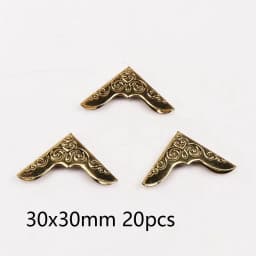 Practical Metal Bronze Book Scrapbooking Album Menu Folder Corner Protectors Corner For Photo Album DIY CP1808