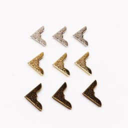 Practical Metal Bronze Book Scrapbooking Album Menu Folder Corner Protectors Corner For Photo Album DIY CP1808