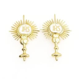 Catholic Bible Supplies JHS Card Insertion Decoration JHS Holy Grail Pendant Party Wedding Baptism Supplies Religious Jewelry