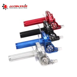 Alconstar- CNC Aluminum Adjustable Motorcycle Motorbike Throttle Grips Settle Quick Twister Gas Dirt Pit Bikes ATV UTV