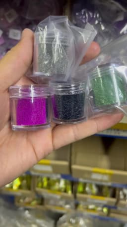 1 Bottle Caviar Nail Art Beads Decoration 24 Colors Micro Round Ball 0.6-1mm Nail Crystal Glass Beads 3D Nail Rhinestones #PG8/6