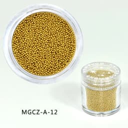 1 Bottle Caviar Nail Art Beads Decoration 24 Colors Micro Round Ball 0.6-1mm Nail Crystal Glass Beads 3D Nail Rhinestones #PG8/6
