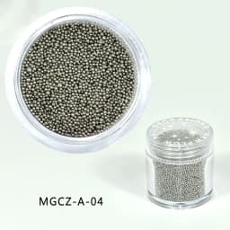 1 Bottle Caviar Nail Art Beads Decoration 24 Colors Micro Round Ball 0.6-1mm Nail Crystal Glass Beads 3D Nail Rhinestones #PG8/6